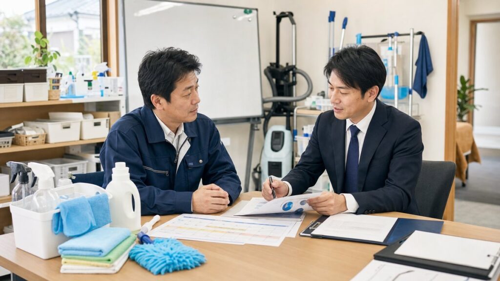 清掃会社M&Aの記事・事例のアイキャッチ画像